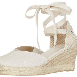 Soludos Lyon Wedge Espadrilles - size 8 - never worn, new with box - Ivory/Blush